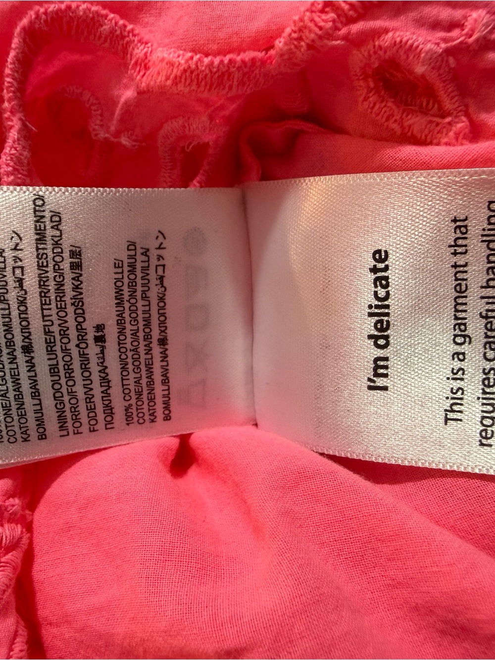 FARM Rio Hot Pink Eyelet Tiered Maxi Dress - Picture 12 of 13